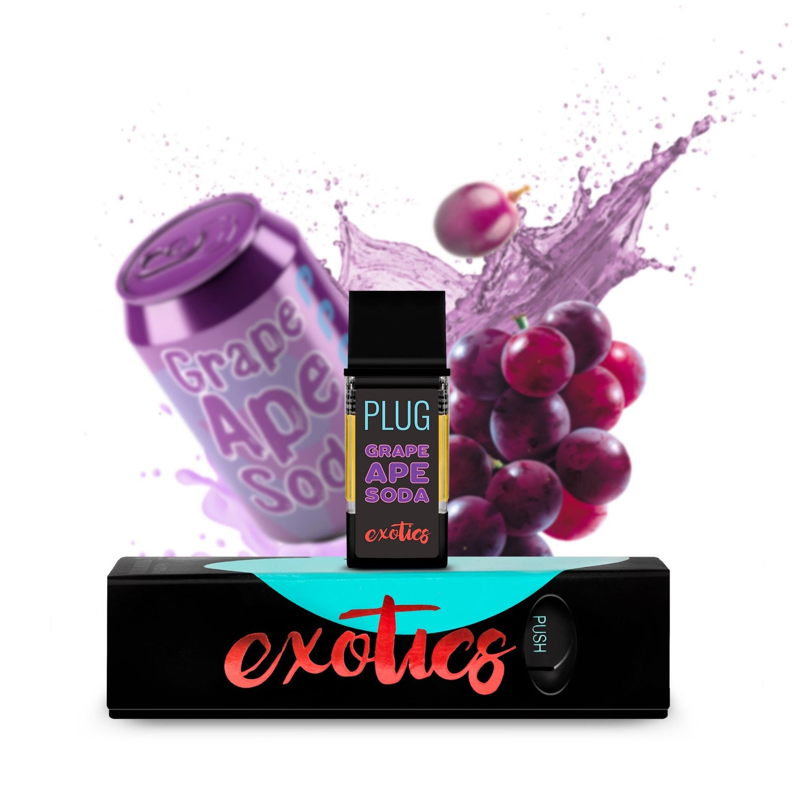 PlugPlay Exotics Grape Ape Soda 1g