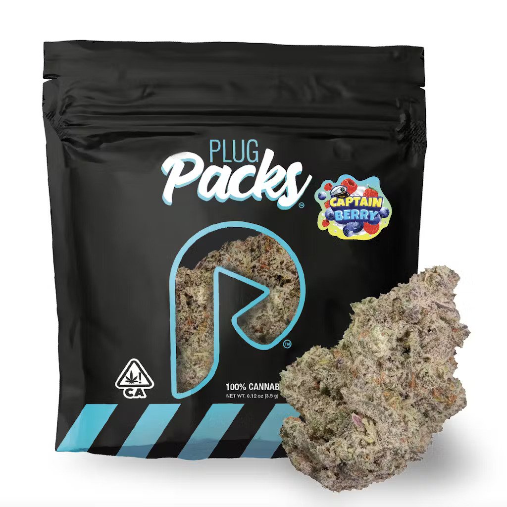 PLUGpacks Captain Berry is perfect for a casual stroll at the park or for chilling with your friends. Its an indica dominant hybrid strain.