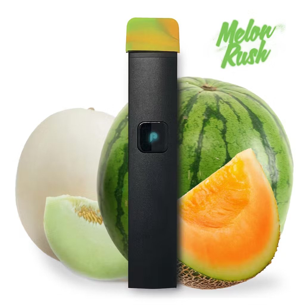 JUSTplay Melon Rush has a the lush flavor and sweet flavor profile will give off an invigorating, high energy effect that can help reduce anxiety