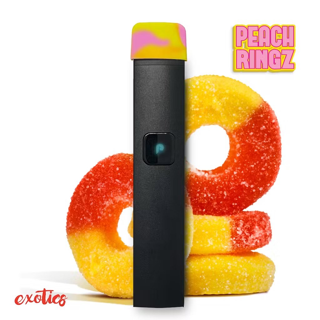 JUSTplay Peach Ringz is worth breaking the rules for. This ANYTIME™ strain will have you indulging on a stress-free trip of pure bliss.